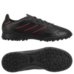 adidas Copa Pure League III TF Stealth Victory - Sort/Grå/Rød Børn