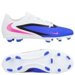 Nike Phantom 6 Club Low Cut MG Attack - Blå/Pink/Hvid