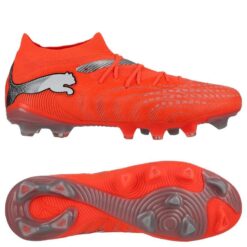PUMA Future 9 Match FG/AG Unleashed - Rød/PUMA Hvid/PUMA Sort/Puma Silver