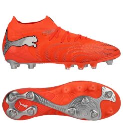 PUMA Future 9 Ultimate AG Unleashed - Rød/PUMA Hvid/PUMA Sort/Puma Silver Kvinde