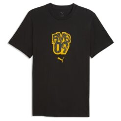 PUMA Dortmund T-Shirt FtblCulture - Sort/Gul
