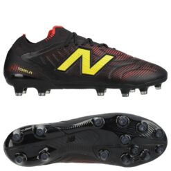 New Balance Tekela V5 Elite Low Cut MG Live Wire - Sort/Gul Kvinde