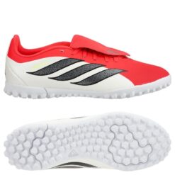 adidas Predator Club Fold-over Tongue TF Born For Goals - Rød/Sort/Hvid Børn