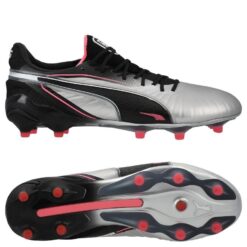 PUMA King Ultimate FG/AG Audacity - Puma Silver/PUMA Sort/Pink/PUMA Hvid Kvinde