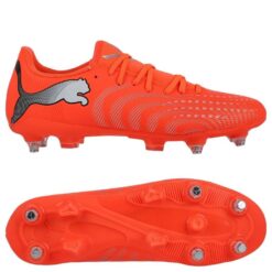 PUMA Future 9 Play SG Unleashed - Rød/PUMA Hvid/PUMA Sort/Puma Silver