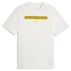 PUMA Dortmund T-Shirt FtblCulture Relaxed - Hvid