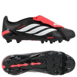 adidas Predator League Fold-over Tongue AG Immortal DNA - Sort/Hvid/Rød Børn
