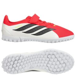 adidas Predator Club velcro TF Born For Goals - Rød/Sort/Hvid Børn