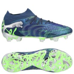 PUMA Future 9 Ultimate FG Cosmic Art - Navy/Grøn/Puma Silver LIMITED EDITION