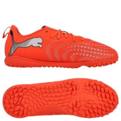 PUMA Future 9 Play TT Unleashed - Rød/PUMA Hvid/PUMA Sort/Puma Silver Børn