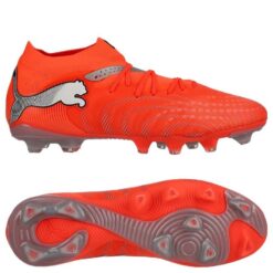 PUMA Future 9 Pro FG/AG Unleashed - Rød/PUMA Hvid/PUMA Sort/Puma Silver