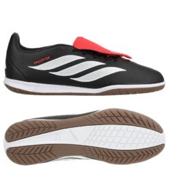 adidas Predator Club Fold-over Tongue IN Immortal DNA - Sort/Hvid/Rød Børn