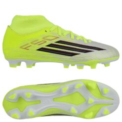 adidas F50 Club Mid FxG Born For Goals - Gul/Sort/Rød Børn