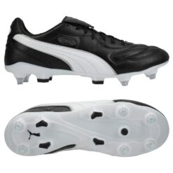 PUMA King LIGA SG - PUMA Sort/PUMA Hvid/Puma Silver