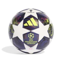 adidas Fodbold Champions League Finale 2025/26 Budapest Mini - Lilla/Hvid/Gul/Pink