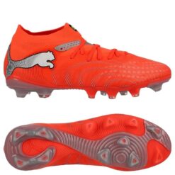 PUMA Future 9 Pro FG/AG Unleashed - Rød/PUMA Hvid/PUMA Sort/Puma Silver Kvinde