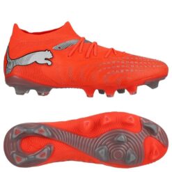 PUMA Future 9 Match FG/AG Unleashed - Rød/PUMA Hvid/PUMA Sort/Puma Silver Kvinde