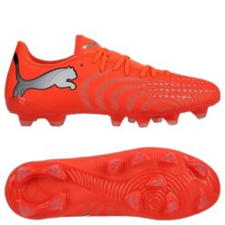 PUMA Future 9 Play FG/AG Unleashed - Rød/PUMA Hvid/PUMA Sort/Puma Silver Kvinde