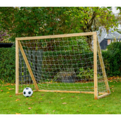 Homegoal - Classic Junior Natur - Foldboldmål i træ - 175x140 cm