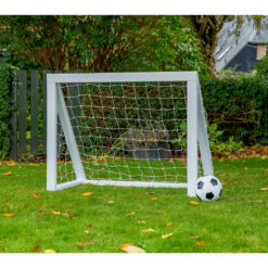 Homegoal - Pro Micro hvid - Fodboldmål i træ - 125x100 cm