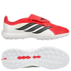 adidas Predator League Fold-over Tongue TF Born For Goals - Rød/Sort/Hvid Børn