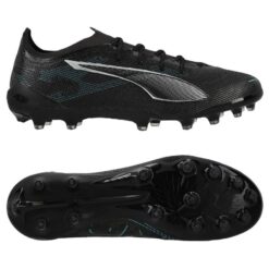 PUMA Ultra 5 Ultimate AG Eclipse - PUMA Sort/Puma Silver/Blå