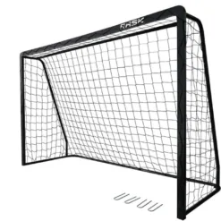 RASK Fodboldmål 300 x 200 cm SORT i stål med dobbelt overlægger