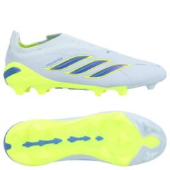 adidas Predator Elite Laceless FG Ice Cold Precision - Lyseblå/Blå/Gul Børn