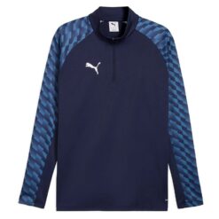 PUMA Træningstrøje teamLIGA26 1/4 Lynlås - Navy/PUMA Hvid Børn