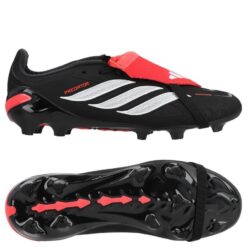 adidas Predator Elite Fold-over Tongue FG Immortal DNA - Sort/Hvid/Rød Børn