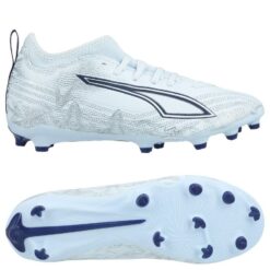 PUMA Ultra 6 Match FG/AG Dreamrush - Lyseblå/PUMA Hvid/Blå Børn