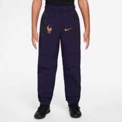 Frankrig Træningsbukser Tech Woven VM 2026 - Blå/Kobber Børn