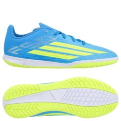 adidas F50 Club IN Ice Cold Precision - Blå/Gul/Lyseblå Børn