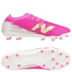 New Balance Furon V8 Elite MG Pure Ambition - Pink/Hvid/Guld