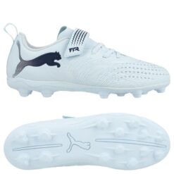 PUMA Future 9 Play velcro FG/AG Dreamrush - Lyseblå/Blå Børn