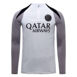 Paris Saint-Germain Træningstrøje Dri-FIT Strike Drill Jordan x PSG Night Edition - Hvid/Grå/Sort Børn