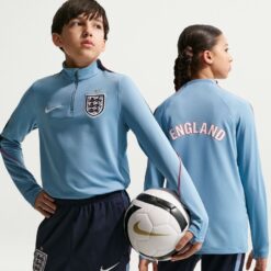 England Træningstrøje Dri-FIT Strike Drill VM 2026 - Blå/Navy/Hvid Børn