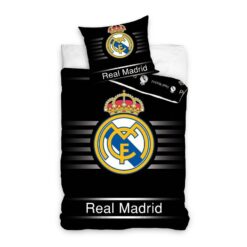 Real Madrid Sengetøj 140 x 200 cm - Sort