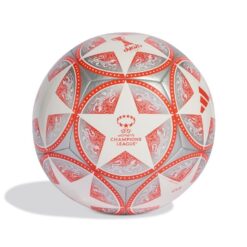 adidas Fodbold Kvinde Champions League Finale 2025/26 Club - Sølv/Rød/Hvid