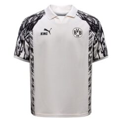 Dortmund Fodboldtrøje King Retro - Beige/PUMA Sort