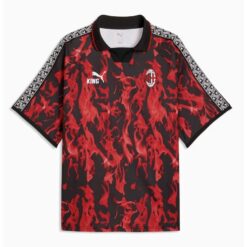 Milan Fodboldtrøje King Retro - Rød/PUMA Sort