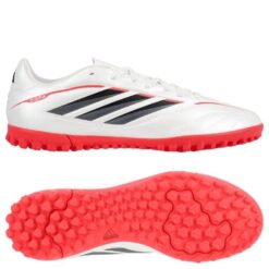 adidas Copa Pure IV Club TF Born For Goals - Hvid/Sølv/Sort/Rød Børn