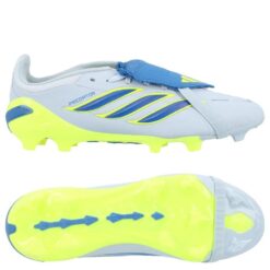 adidas Predator Elite Fold-over Tongue FG Ice Cold Precision - Lyseblå/Blå/Gul Børn