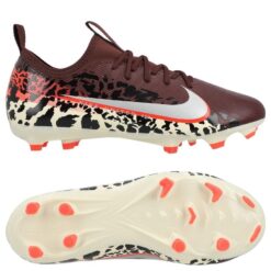 Nike Air Zoom Mercurial Vapor 16 Academy MG United - Bordeaux/Sølv/Rød/Grå Børn