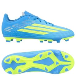 adidas F50 Club FxG Ice Cold Precision - Blå/Gul/Lyseblå Børn