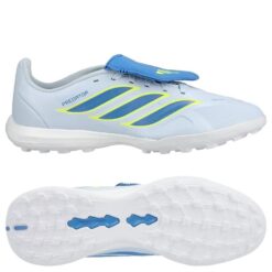 adidas Predator League Fold-over Tongue TF Ice Cold Precision - Lyseblå/Blå/Gul Børn