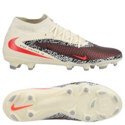 Nike Phantom 6 Academy High Cut MG United - Bordeaux/Rød/Grå