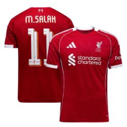 Liverpool Hjemmebanetrøje 2025/26 Champions League M.SALAH 11 Børn