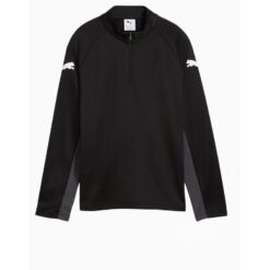 PUMA Træningstrøje individualLIGA 1/4 Lynlås - Sort/Grå Børn