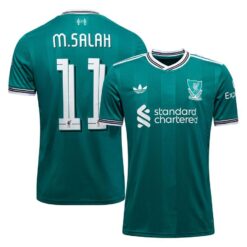 Liverpool 3. Trøje 2025/26 Champions League M.SALAH 11 Børn